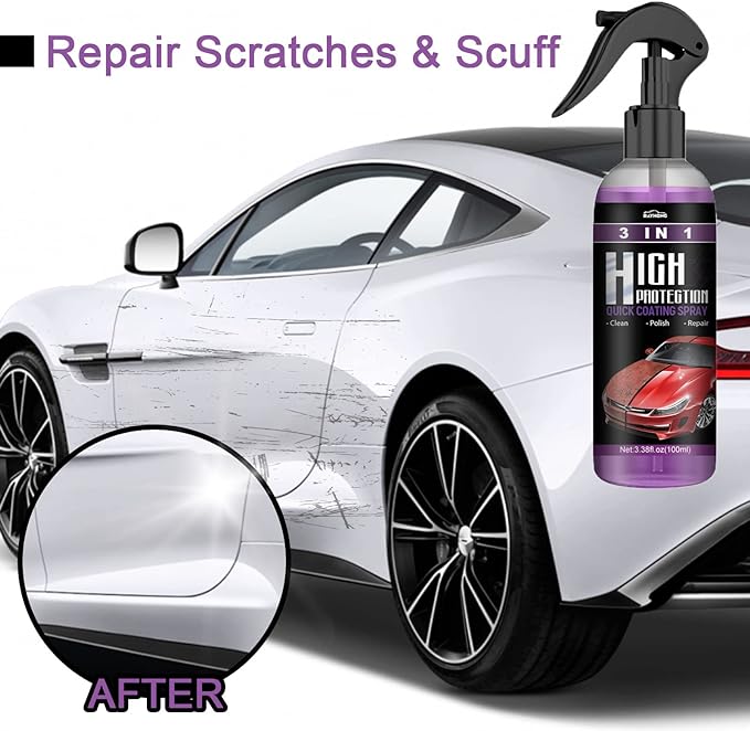 𝗣𝗿𝗼𝗖𝗹𝗲𝗮𝗿™  3 in 1 High Protection Quick Car Ceramic Coating Spray 200 ML (BUY 1 GET 1 FREE)